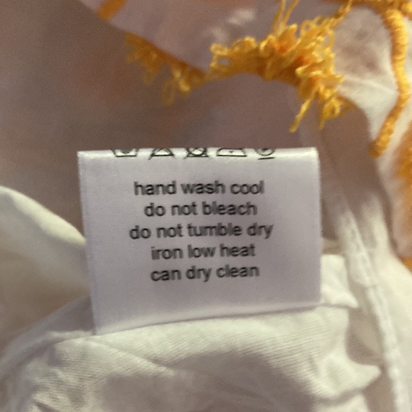 THREE GRACES Embroidered Marigold Mini Dress size 6 - Picture 9 of 15